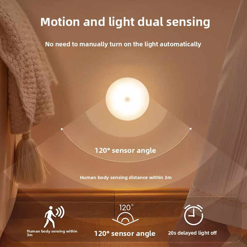 Smart Motion Sensor Night Light for Bedroom and Hallway