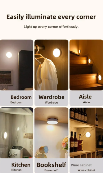 Smart Motion Sensor Night Light for Bedroom and Hallway