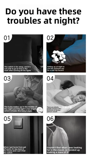 Smart Motion Sensor Night Light for Bedroom and Hallway